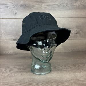Alo Yoga Black Bucket Hat Ethos Brand Size L/XL 100% Cotton Bucket Hat